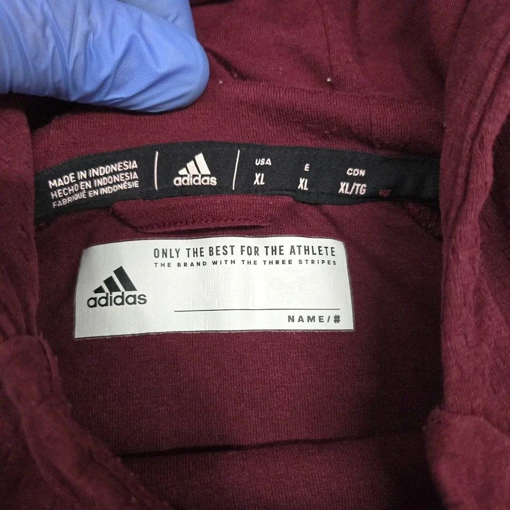 Adidas Mississippi State Bulldogs Hoodie Mens XL Fleece SEC Football Pullover